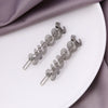 Wholesale Women's Sweet Metal Acetate Letter Clips Oil Dripping And Carved Design Including Side Clips Bangs Clips And Frog Clips
