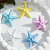 Wholesale Women's Sweet Style Starfish Duckbill Clip Hairpin Headwear Accessories With Glue Processing