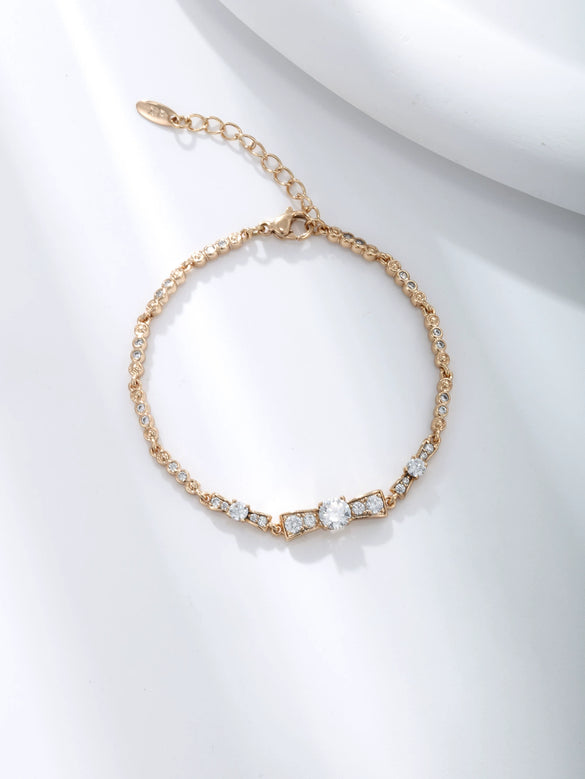 Wholesale Women's Tassel Bracelet Fashion Alloy Jewelry With Heart Pattern And Electroplating Treatment
