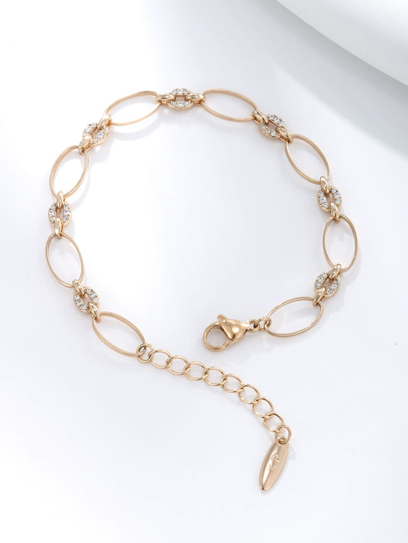 Wholesale Women's Tassel Bracelet Fashion Alloy Jewelry With Heart Pattern And Electroplating Treatment