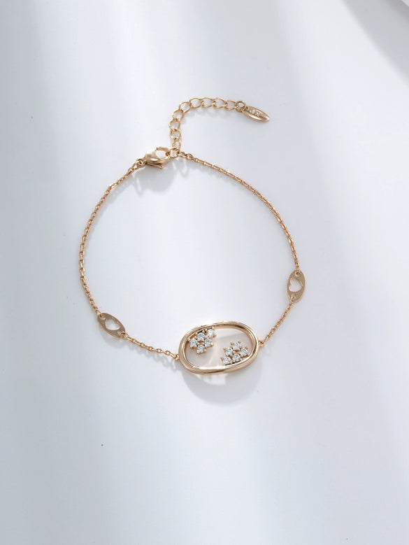 Wholesale Women's Tassel Bracelet Fashion Alloy Jewelry With Heart Pattern And Electroplating Treatment
