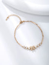Wholesale Women's Tassel Bracelet Fashion Alloy Jewelry With Heart Pattern And Electroplating Treatment