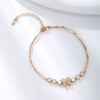 Wholesale Women's Tassel Bracelet Fashion Alloy Jewelry With Heart Pattern And Electroplating Treatment