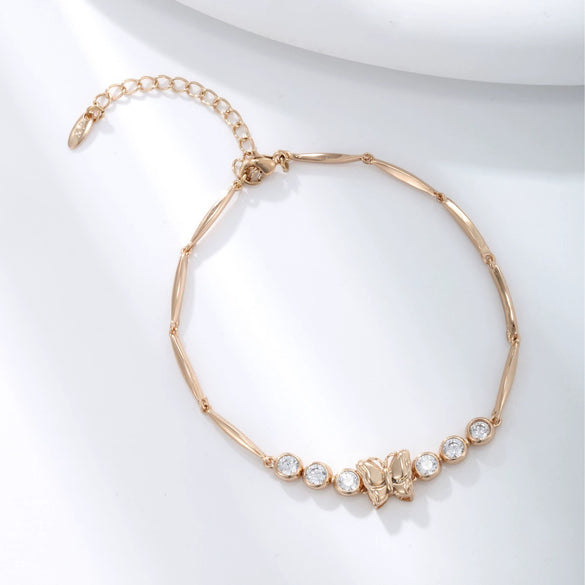 Wholesale Women's Tassel Bracelet Fashion Alloy Jewelry With Heart Pattern And Electroplating Treatment
