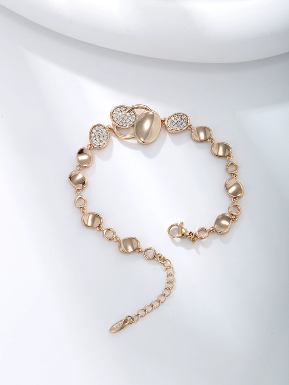 Wholesale Women's Tassel Bracelet Fashion Alloy Jewelry With Heart Pattern And Electroplating Treatment