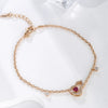 Wholesale Women's Tassel Bracelet Fashion Alloy Jewelry With Heart Pattern And Electroplating Treatment