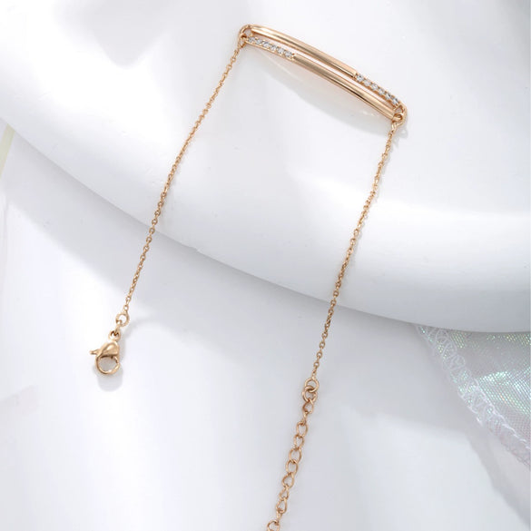 Wholesale Women's Tassel Bracelet Fashion Alloy Jewelry With Heart Pattern And Electroplating Treatment