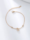 Wholesale Women's Tassel Bracelet Fashion Alloy Jewelry With Heart Pattern And Electroplating Treatment