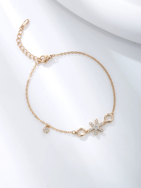 Wholesale Women's Tassel Bracelet Fashion Alloy Jewelry With Heart Pattern And Electroplating Treatment