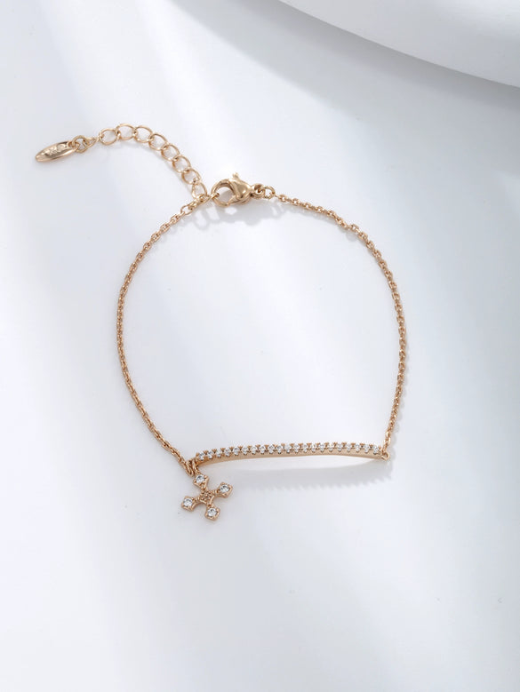 Wholesale Women's Tassel Bracelet Fashion Alloy Jewelry With Heart Pattern And Electroplating Treatment