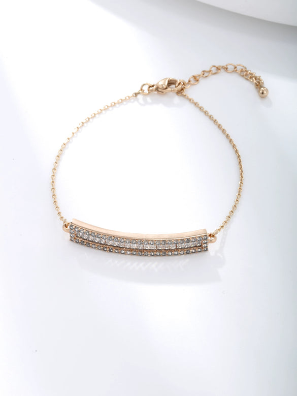 Wholesale Women's Tassel Bracelet Fashion Alloy Jewelry With Heart Pattern And Electroplating Treatment