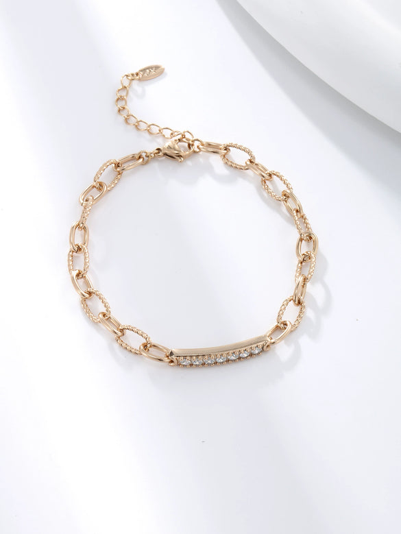 Wholesale Women's Tassel Bracelet Fashion Alloy Jewelry With Heart Pattern And Electroplating Treatment