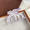 Wholesale Women's Thickened Acetic Acid Handmade Simple Geometric Hair Grasp Clip Headwear