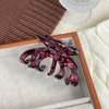 Wholesale Women's Thickened Acetic Acid Handmade Simple Geometric Hair Grasp Clip Headwear