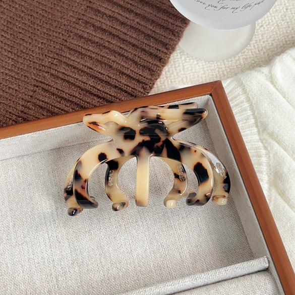 Wholesale Women's Thickened Acetic Acid Handmade Simple Geometric Hair Grasp Clip Headwear