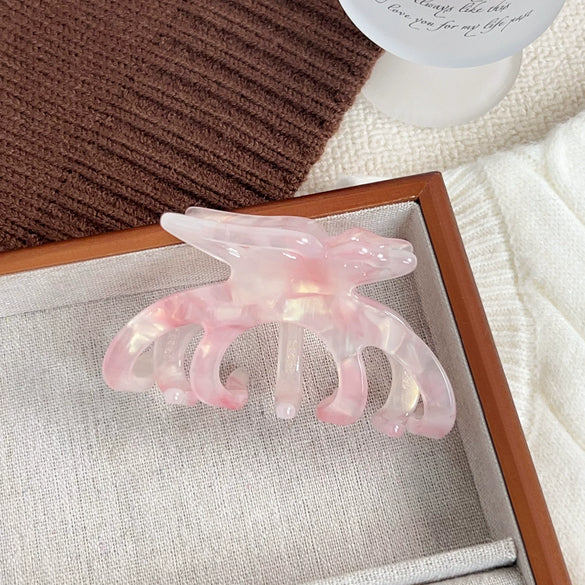 Wholesale Women's Thickened Acetic Acid Handmade Simple Geometric Hair Grasp Clip Headwear