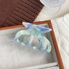 Wholesale Women's Thickened Acetic Acid Handmade Simple Geometric Hair Grasp Clip Headwear