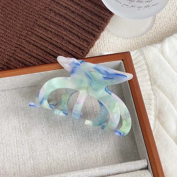 Wholesale Women's Thickened Acetic Acid Handmade Simple Geometric Hair Grasp Clip Headwear