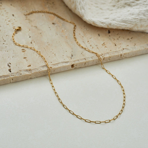 Wholesale Women's Threelayer Geometric Stainless Steel Necklace With Electroplating Niche Light Luxury Style