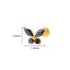 Wholesale Women's Titanium Alloy Heart Shape Inlaid Zircon Electroplated Butterfly Internal Tooth Screw Lip Nail Rod Cartilage Puncture Ear Bone Nail