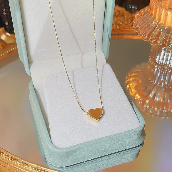 Wholesale Women's Titanium Steel And Copper Animal Zodiac Butterfly Zircon Pearl Pendant Necklace With Electroplating And Cross Chain