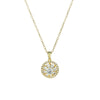 Wholesale Women's Titanium Steel And Copper Jewelry Set With Exquisite Inlaid Zircon Electroplated Geometric Style Cross Chain Ring Earrings And Necklace Accessories