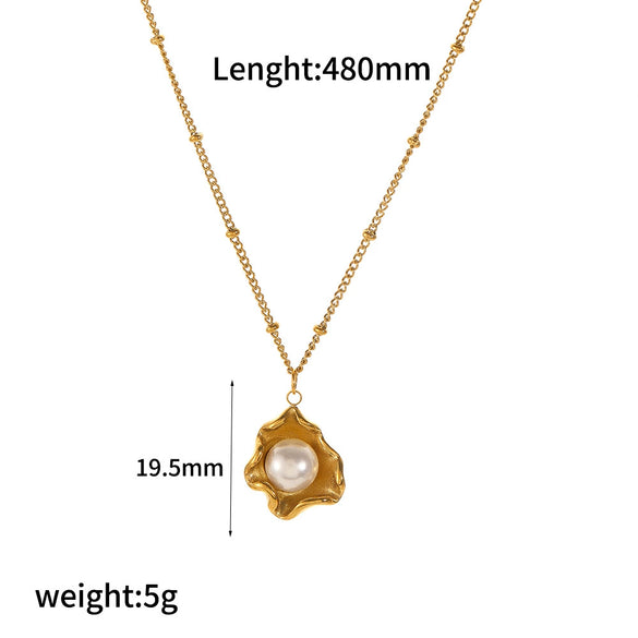 Wholesale Women's Titanium Steel And Stainless Steel Earrings With 18K Gold Geometric Design