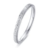 Wholesale Women's Titanium Steel And Stainless Steel Frosted Geometric Simple Ring