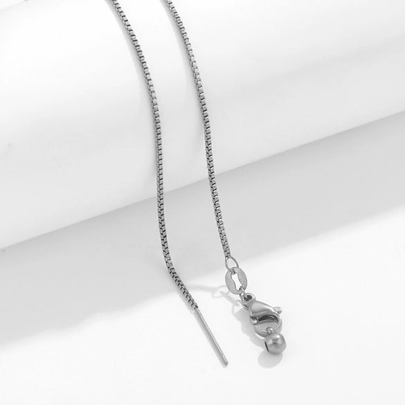 Wholesale Women's Titanium Steel And Stainless Steel Geometric Ochain Handmade Real Gold Plated Clavicle Necklace Bracelet