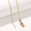 Wholesale Women's Titanium Steel And Stainless Steel Geometric Ochain Handmade Real Gold Plated Clavicle Necklace Bracelet