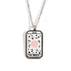 Wholesale Women's Titanium Steel And Stainless Steel Geometric Square Tarot Power Necklace 18K Gold Plated
