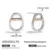 Wholesale Women's Titanium Steel And Stainless Steel Punk Earrings And Necklace With Electroplating Design