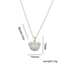 Wholesale Women's Titanium Steel Bear Wave Pattern Ochain Necklace With Electroplating Treatment