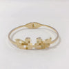 Wholesale Women's Titanium Steel Bracelet In Rose Gold Color With Polish Finish French Retro And Minimalist Style