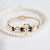 Wholesale Women's Titanium Steel Bracelet In Rose Gold Color With Polish Finish French Retro And Minimalist Style