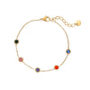 Wholesale Women's Titanium Steel Bracelet Inlaid With Color Zircon Fashion Geometric Style Electroplated Light Luxury High End Sense
