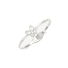 Wholesale Women's Titanium Steel Butterfly Shellfish Animal Style Full Diamond Nonfading Niche Light Luxury Opening Bracelet