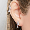 Wholesale Women's Titanium Steel Butterflyshaped Zirconia Fashion Jewelry Screw Piercing Ear Nails