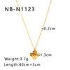 Wholesale Women's Titanium Steel Camellia Flower Earrings With Rose Gold 18K Vacuum Plated Electroplating In Furnace Geometric Style