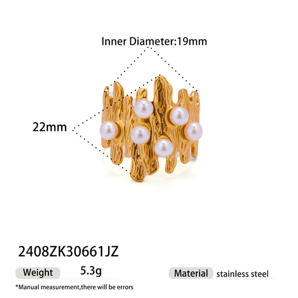 Wholesale Women's Titanium Steel Cartoon Character Electroplated Open Ring