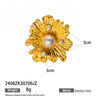 Wholesale Women's Titanium Steel Cartoon Character Electroplated Open Ring