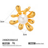 Wholesale Women's Titanium Steel Cartoon Character Electroplated Open Ring