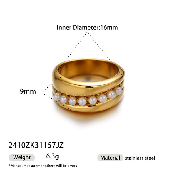 Wholesale Women's Titanium Steel Cartoon Character Electroplated Open Ring