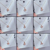 Wholesale Women's Titanium Steel Clavicle Chain Necklace With Copper Pendant Micropaved Crown Heart Shape Flower Insect Leaves Geometric Animal Zodiac Letters Numbers Text Design