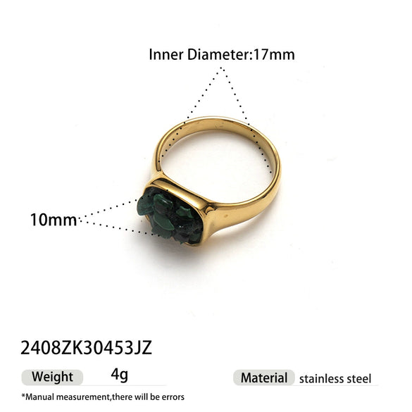 Wholesale Women's Titanium Steel Electroplated Cartoon Character Open Ring Accessories