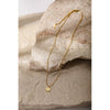 Wholesale Women's Titanium Steel Electroplated Oshaped Chain Clavicle Necklace With Simple Style