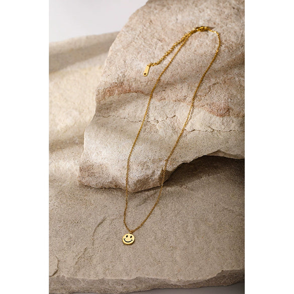 Wholesale Women's Titanium Steel Electroplated Oshaped Chain Clavicle Necklace With Simple Style