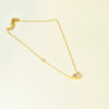 Wholesale Women's Titanium Steel Electroplated Water Drop Shape Necklace