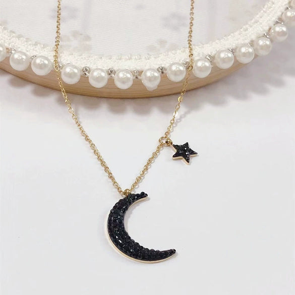 Wholesale Women's Titanium Steel Fashion Light Luxury Geometric Clavicle Chain Necklace With Polish Finish