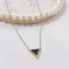 Wholesale Women's Titanium Steel Fashion Light Luxury Geometric Clavicle Chain Necklace With Polish Finish